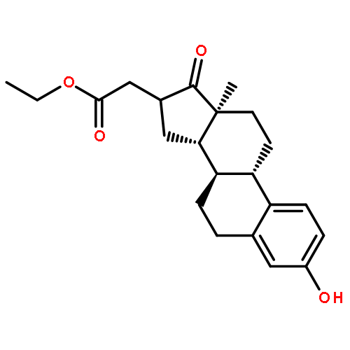 ESTRA-1,3,5(10)-TRIENE-16-ACETIC ACID, 3-HYDROXY-17-OXO-, ETHYL ESTER