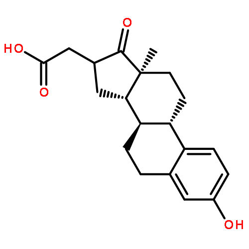 Estra-1,3,5(10)-triene-16-acetic acid, 3-hydroxy-17-oxo-