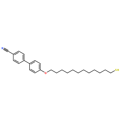 [1,1'-Biphenyl]-4-carbonitrile, 4'-[(12-mercaptododecyl)oxy]-