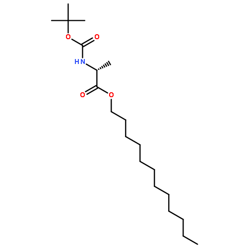 D-ALANINE, N-[(1,1-DIMETHYLETHOXY)CARBONYL]-, DODECYL ESTER