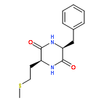 2,5-Piperazinedione, 3-[2-(methylthio)ethyl]-6-(phenylmethyl)-, (3S,6S)-