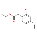 Benzeneacetic acid, a-bromo-4-methoxy-, ethyl ester