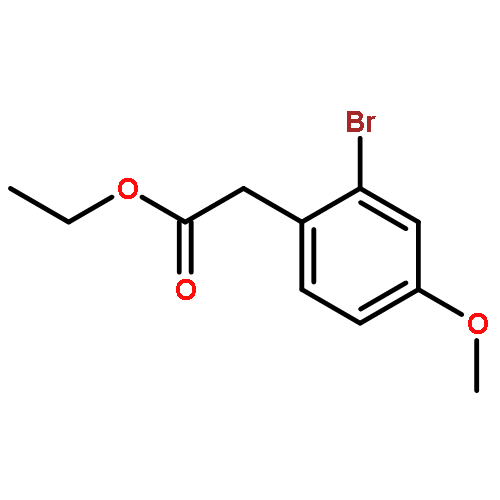 Benzeneacetic acid, a-bromo-4-methoxy-, ethyl ester