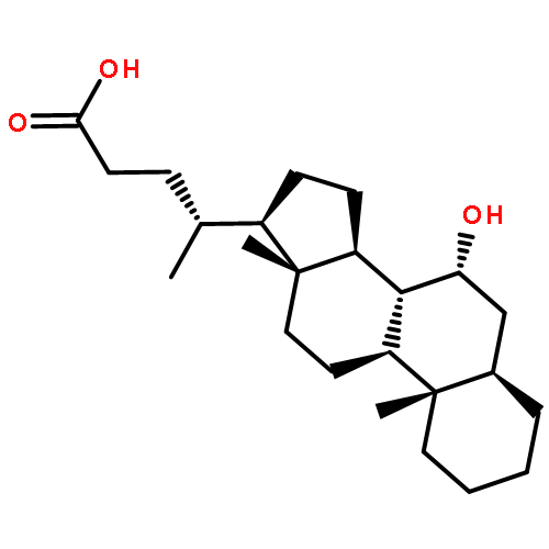 Cholan-24-oic acid, 7-hydroxy-, (5a,7a)-