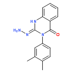 2,4(1H,3H)-Quinazolinedione, 3-(3,4-dimethylphenyl)-, 2-hydrazone