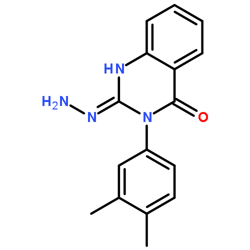 2,4(1H,3H)-Quinazolinedione, 3-(3,4-dimethylphenyl)-, 2-hydrazone