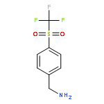 Benzenemethanamine, 4-[(trifluoromethyl)sulfonyl]-