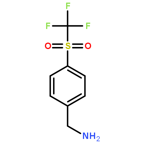 Benzenemethanamine, 4-[(trifluoromethyl)sulfonyl]-