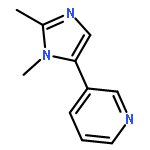 Pyridine, 3-(1,2-dimethyl-1H-imidazol-5-yl)-