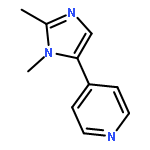 PYRIDINE, 4-(1,2-DIMETHYL-1H-IMIDAZOL-5-YL)-