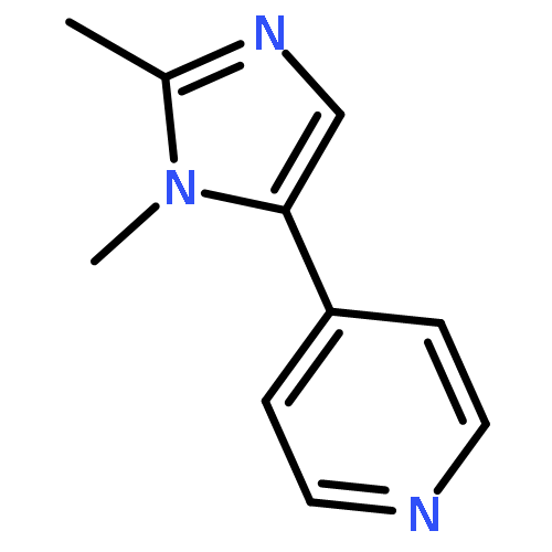 PYRIDINE, 4-(1,2-DIMETHYL-1H-IMIDAZOL-5-YL)-