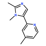 Pyridine, 2-(1,2-dimethyl-1H-imidazol-5-yl)-4-methyl-