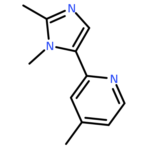 Pyridine, 2-(1,2-dimethyl-1H-imidazol-5-yl)-4-methyl-