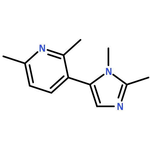 Pyridine,3-(1,2-dimethyl-1H-imidazol-5-yl)-2,6-dimethyl-