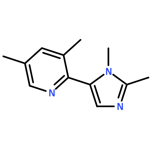 Pyridine,2-(1,2-dimethyl-1H-imidazol-5-yl)-3,5-dimethyl-