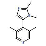 PYRIDINE, 4-(1,2-DIMETHYL-1H-IMIDAZOL-5-YL)-3,5-DIMETHYL- (9CI) 