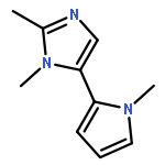 1H-IMIDAZOLE, 1,2-DIMETHYL-5-(1-METHYL-1H-PYRROL-2-YL)-