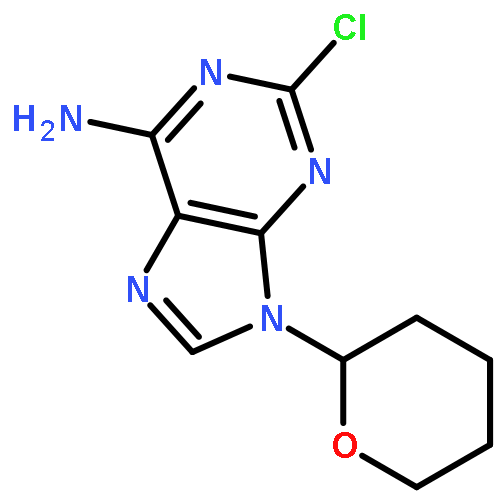 2-CHLORO-9-(OXAN-2-YL)PURIN-6-AMINE 