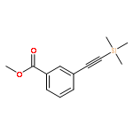 Benzoic acid, 3-[(trimethylsilyl)ethynyl]-, methyl ester