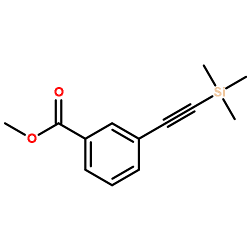 Benzoic acid, 3-[(trimethylsilyl)ethynyl]-, methyl ester