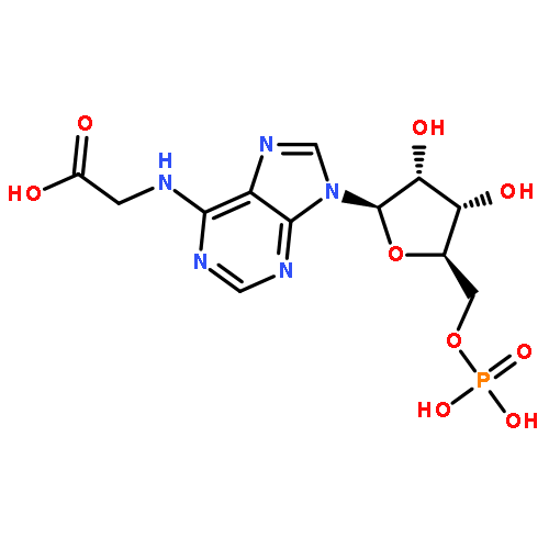 Glycine,N-[9-(5-O-phosphono-b-D-ribofuranosyl)-9H-purin-6-yl]-