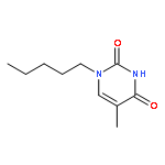 5-METHYL-1-PENTYLPYRIMIDINE-2,4-DIONE 