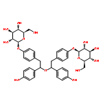 4-(β-D-Glucopyranosyloxy)benzyl-4-hydroxybenzyl ether