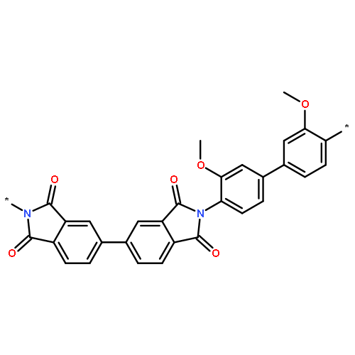 POLY[(1,1',3,3'-TETRAHYDRO-1,1',3,3'-TETRAOXO[5,5'-BI-2H-ISOINDOLE]-2,2'-DIYL)(3,3'-DIMETHOXY[1,1'-BIPHENYL]-4,4'-DIYL)]