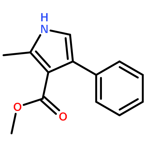 1H-Pyrrole-3-carboxylic acid, 2-methyl-4-phenyl-, methyl ester