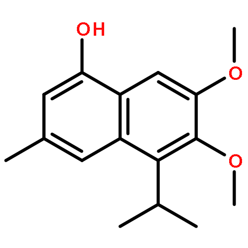 6,7-DIMETHOXY-3-METHYL-5-PROPAN-2-YLNAPHTHALEN-1-OL 