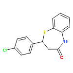 2-(4-CHLOROPHENYL)-3,5-DIHYDRO-2H-1,5-BENZOTHIAZEPIN-4-ONE 