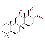 1,2-Chrysenedicarboxaldehyde,1,4,4a,4b,5,6,6a,7,8,9,10,10a,10b,11,12,12a-hexadecahydro-12-hydroxy-4b,7,7,10a,12a-pentamethyl-,(1R,4aS,4bR,6aS,10aS,10bR,12S,12aS)-