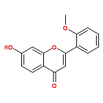 4H-1-BENZOPYRAN-4-ONE, 7-HYDROXY-2-(2-METHOXYPHENYL)-