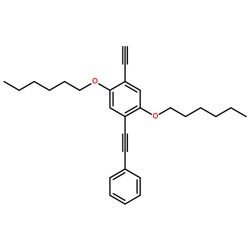 1-ETHYNYL-2,5-DIHEXOXY-4-(2-PHENYLETHYNYL)BENZENE 