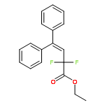 3-BUTENOIC ACID, 2,2-DIFLUORO-4,4-DIPHENYL-, ETHYL ESTER