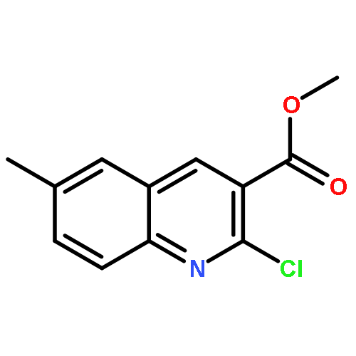 3-QUINOLINECARBOXYLIC ACID, 2-CHLORO-6-METHYL-, METHYL ESTER