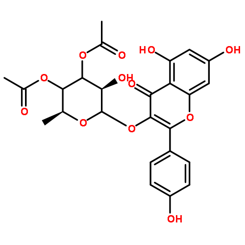 SL 0101-1;3-[(3,4-DI-O-ACETYL-6-DEOXY-WEI -L-MANNOPYRANOSYL)OXY]-5,7-DIHYDRO-2-(4-HYDROXYPHENYL)-4H-1BENZOPYRAN-4-ONE 