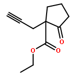 Cyclopentanecarboxylic acid, 2-oxo-1-(2-propynyl)-, ethyl ester