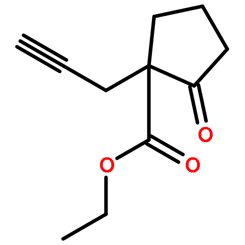 Cyclopentanecarboxylic acid, 2-oxo-1-(2-propynyl)-, ethyl ester