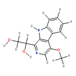 1-(4-METHOXY-9H-PYRIDO[3,4-B]INDOL-1-YL)ETHANE-1,2-DIOL 