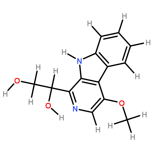 1-(4-METHOXY-9H-PYRIDO[3,4-B]INDOL-1-YL)ETHANE-1,2-DIOL 