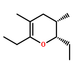 2H-Pyran, 2,6-diethyl-3,4-dihydro-3,5-dimethyl-, (2S,3S)-