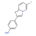 Benzenamine, 4-(6-iodoimidazo[1,2-a]pyridin-2-yl)-