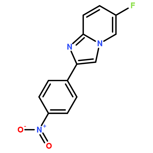 Imidazo[1,2-a]pyridine, 6-fluoro-2-(4-nitrophenyl)-