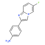 Benzenamine, 4-(6-fluoroimidazo[1,2-a]pyridin-2-yl)-