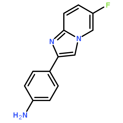 Benzenamine, 4-(6-fluoroimidazo[1,2-a]pyridin-2-yl)-