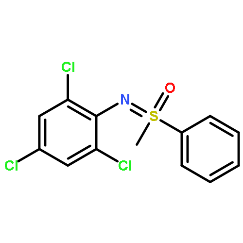 SULFOXIMINE, S-METHYL-S-PHENYL-N-(2,4,6-TRICHLOROPHENYL)-