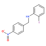 Benzenemethanamine, N-(2-iodophenyl)-4-nitro-