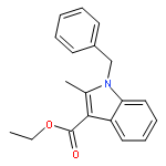 1H-Indole-3-carboxylic acid, 2-methyl-1-(phenylmethyl)-, ethyl ester