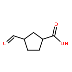 Cyclopentanecarboxylic acid, 3-formyl-